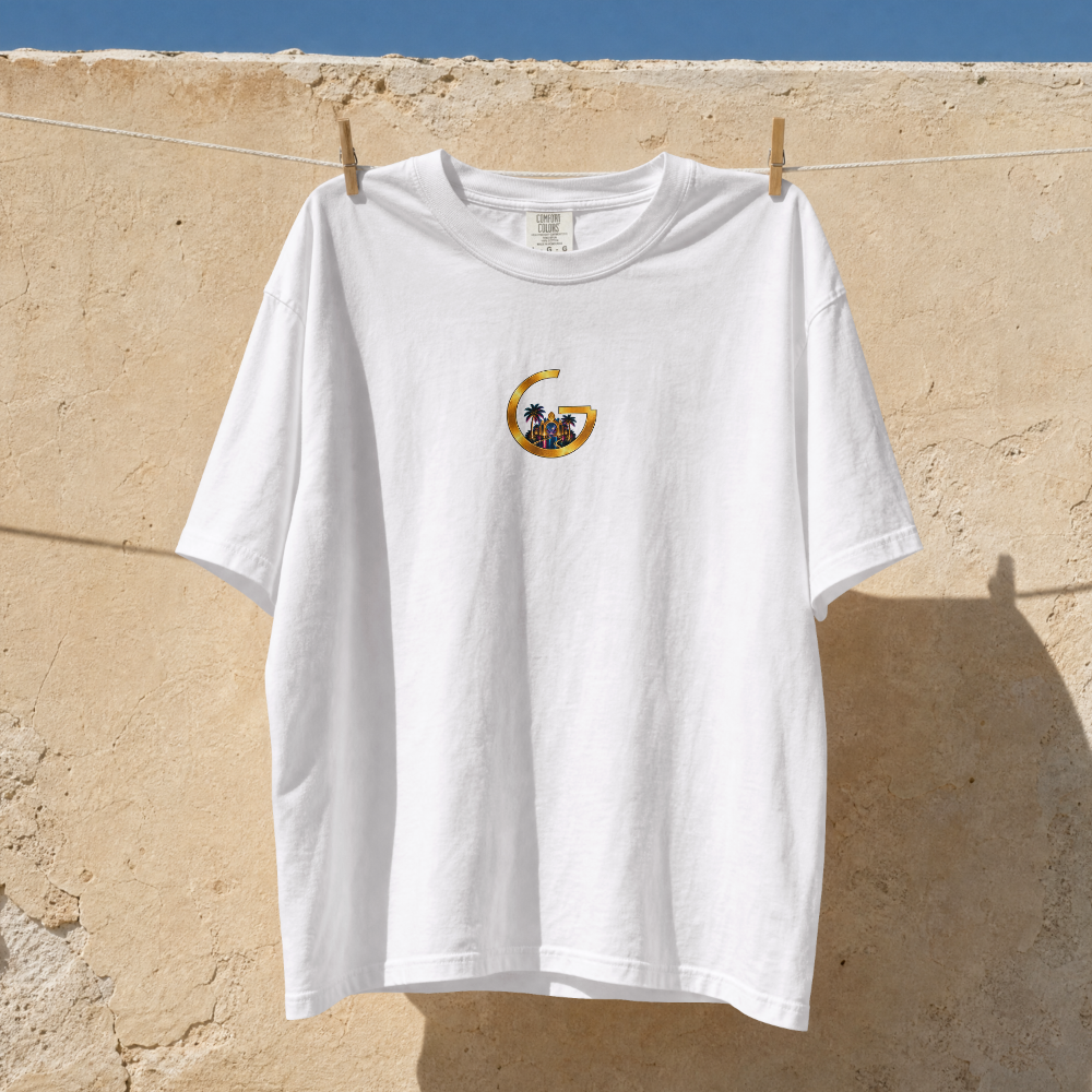 GRITO Money Talks Gate Tee in white — front chest mark